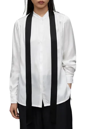 AllSaints Toni Shirt White/black