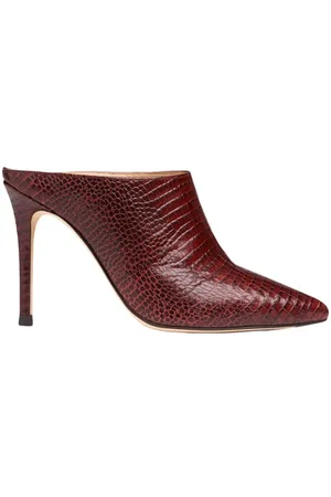 LK Bennett Hannah High Heel Mule Burgundy
