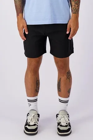 Black Bananas Delta Cargo Shorts Black