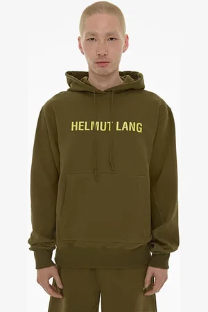 Helmut Lang Outer Sp Hoodie Cotton Olive