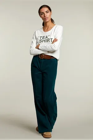 River Woods Ecru Crew Neck T-shirt