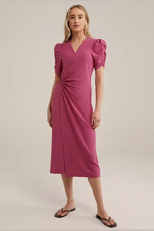WE Fashion Dress Midi Pink