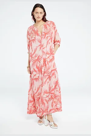 Fabienne Chapot Sardinia Dress Pink Grapefruit/char