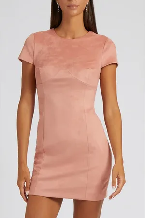 Guess GUESS Ss Alma Dress Satin Rose