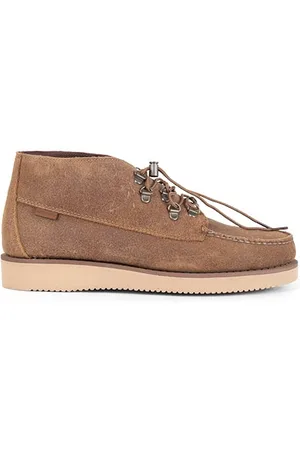 SEBAGO Overlap Mid Blue Off White Red Check