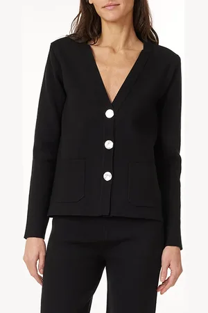 Scotch&Soda Structured Shoulder Cardi Black Night