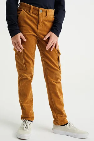 WE Fashion Cargo Pants Ochre Yellow