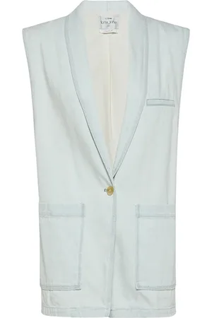 FORTE FORTE Forte Forte Raw Denim Sartorial Vest Bleach