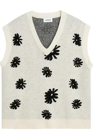 Soulland Kieran Vest Off White Multi