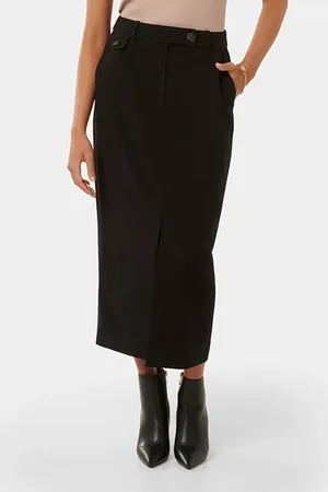 Forever New Alyha Petite A Line Skirt Black