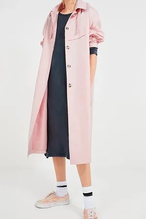 American Vintage Long A-line Hooded Parka Eglantine