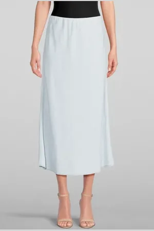 Bella Dahl Bias Midi Skirt Desert Sky Wash