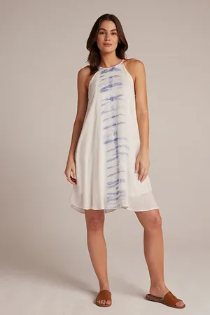 Bella Dahl Halter Dress Salt Water Tie Diye