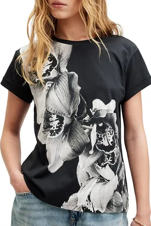AllSaints Eulo Anna Tee Black