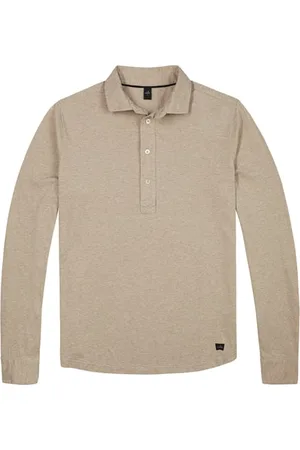 Wahts Norton | Tailored Jersey Poloshirt Sand Melange