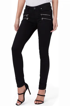 Paige Edgemont Ultra Skinny Black Shadow