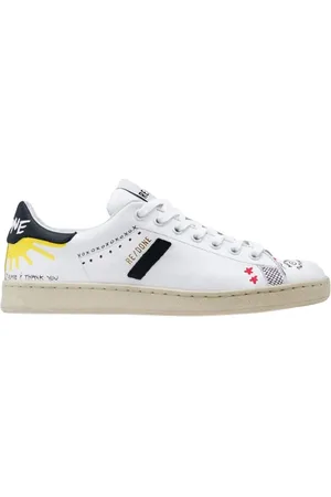 RE/DONE 70s Tennis Shoe Doodle White Navy