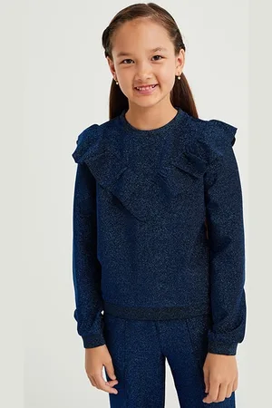 WE Fashion Sweater Dark Blue