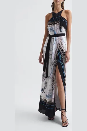 Reiss Hope Maxi Dress Navy