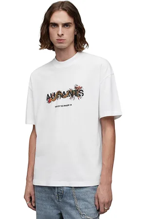 AllSaints Chiao Ss Crew Optic White