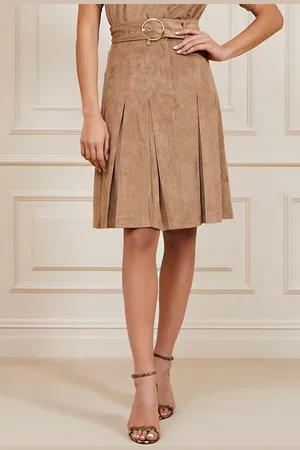 Guess GUESS Kasia Skirt Truffle Dust Leather Multi