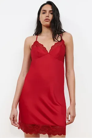 Chantelle Midnight Flowers Scarlet