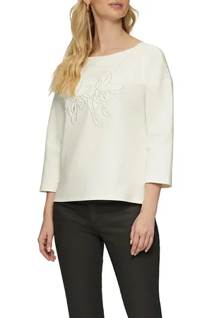 QS by s.Oliver Sweatshirts Off-white