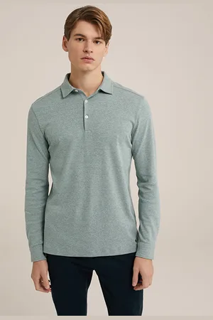WE Fashion Polo Greyish Green