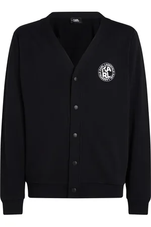 Karl Lagerfeld Athleisure Sweat Cardigan Black