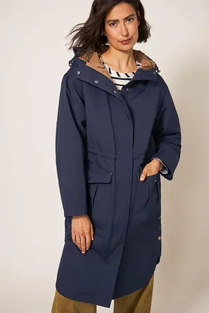 White Stuff Millie Waterproof Coat Navy