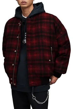 AllSaints Stan Bomber Red/black