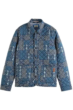 Scotch&Soda Printed Quilted Shirt Jacket Combo B