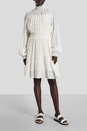 Ivy & Oak Diwa Mini Length Dress Almond Milk