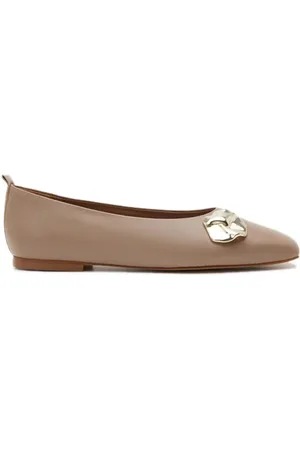 Flattered Natasha Beige Leather Beige