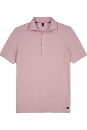 Wahts Davis | Tailored Poloshirt Silver Pink