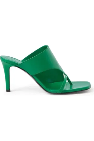 Closed Mule Shoes Emerald Green