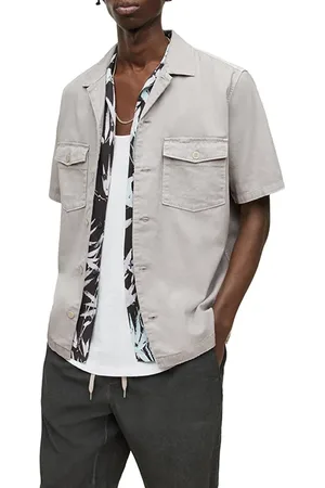 AllSaints Spotter Ss Shirt Vintage White