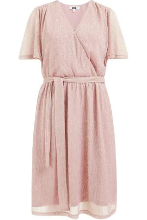 WE Fashion Dress Short Coral Pink