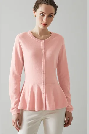 LK Bennett Cd Valerie Peplum Pink