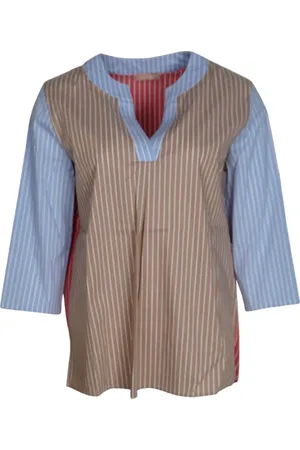 MUCHO GUSTO Blouse Cotton Stripes