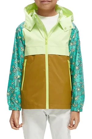 Scotch&Soda Boys Water-repellent Hooded Jacket Combo Z