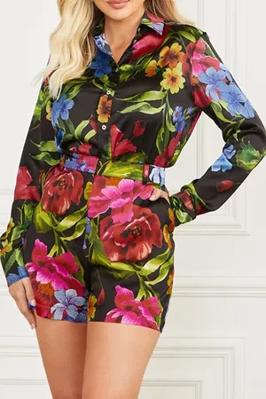 Guess GUESS Melissa Printed Shirt Boldly Blooming Button-down Print