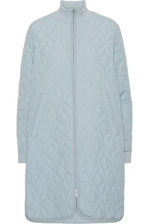 Ilse Jacobsen Ilse Jacobsen 10 Rezap06 Quilt Coat Pale Petroleum