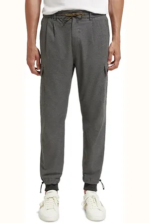 Scotch&Soda Seasonal Jogger Cargo In Organic Cotton Moondust Melange