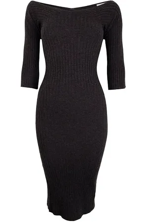 Axel Arigato Solar Rib Dress Brown