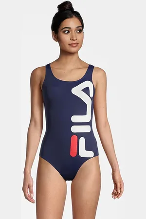 Fila Suzuka Racer Back Swimsuit Medieval Blue