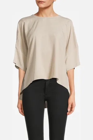 French Connection Renya Modal Jersey Mix Med Top Black