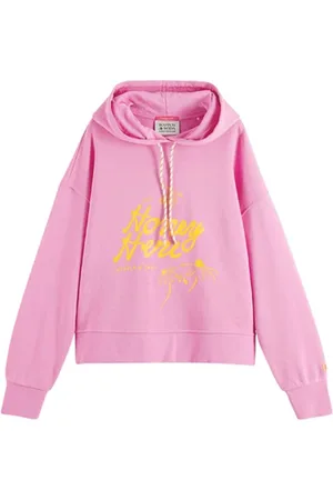Scotch&Soda Loose Fit Hoodie Orchid Pink