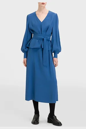 Ivy & Oak Stella Skirt Ocean Blue