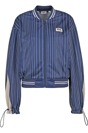 Fila Torrelavega Striped Track Jacket Medieval Blue/antique White